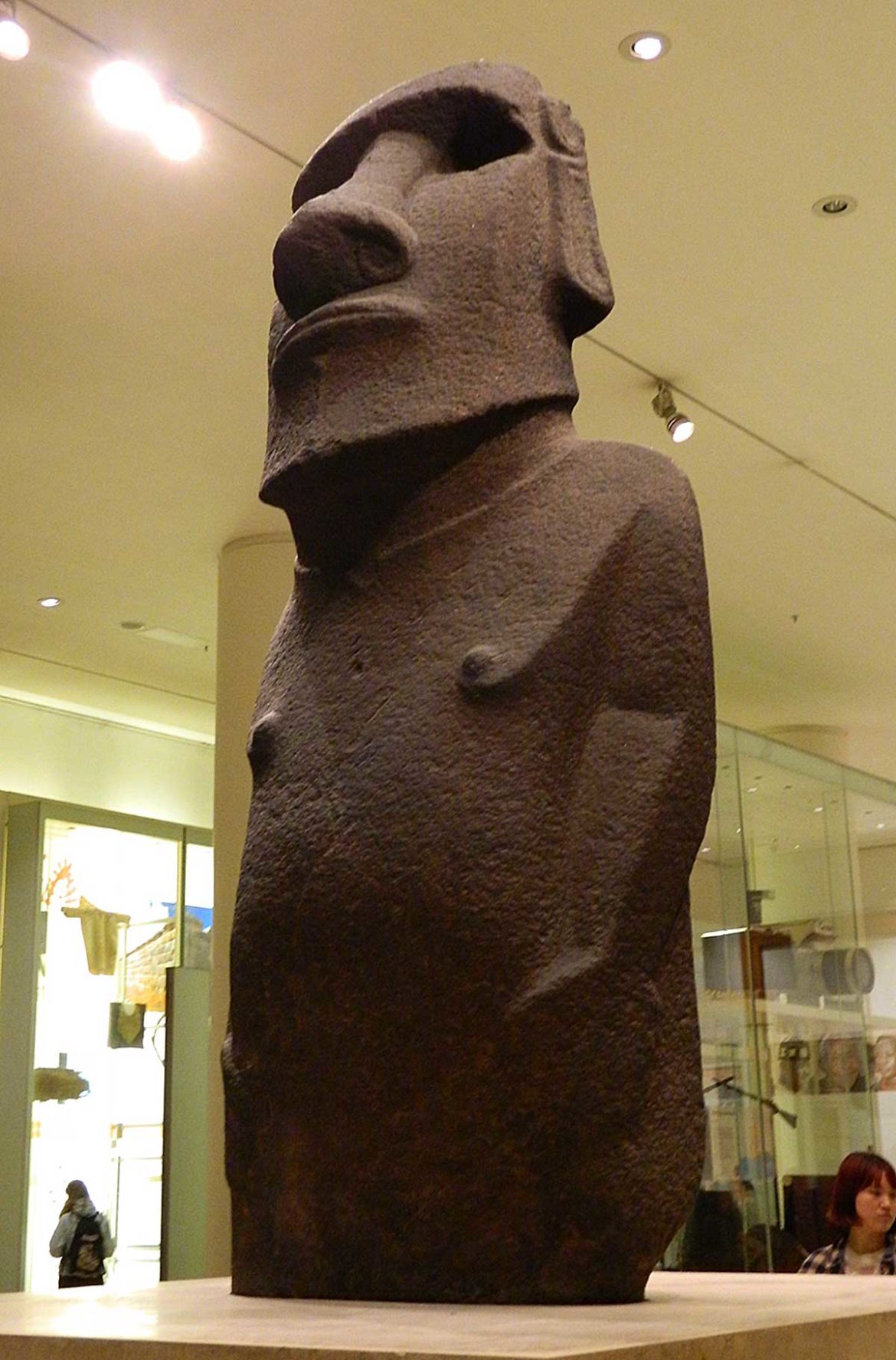 Moai da Ilha de Páscoa exposto no Museu Britânico