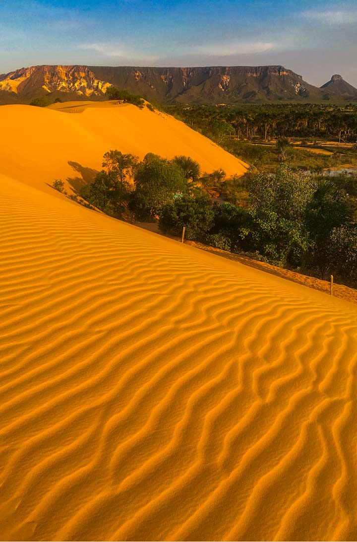 As dunas do parque estadual são o grande cartão-postal do Jalapão