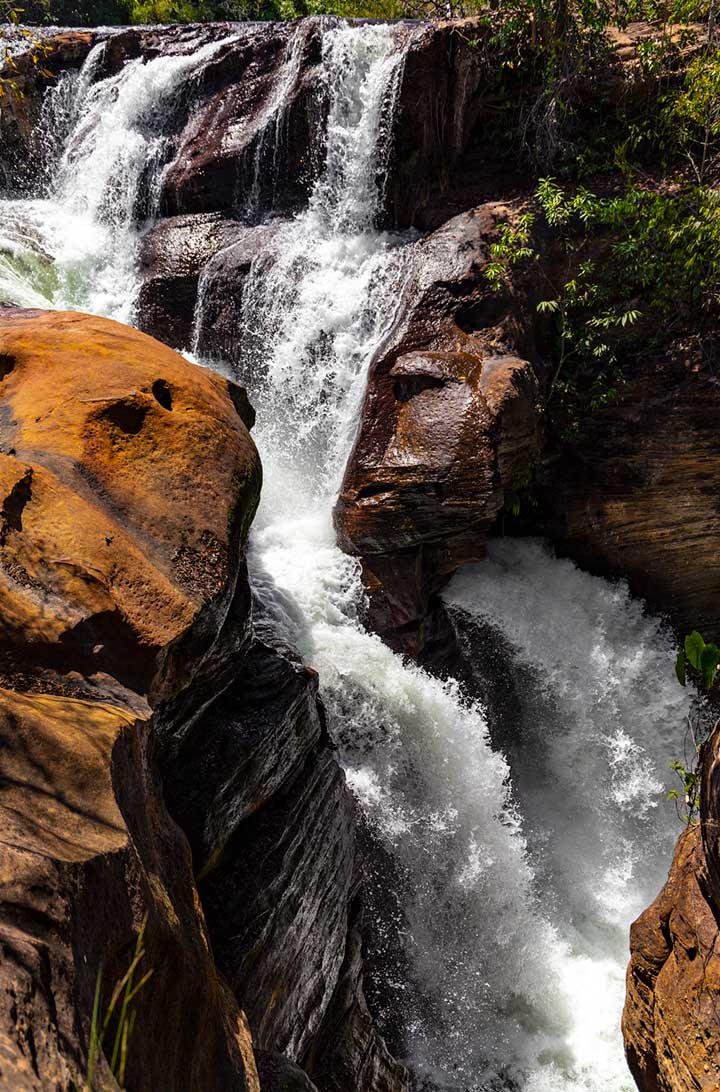 A Cachoeira do Rio Soninho é uma das imagens mais impressionantes do Jalapão