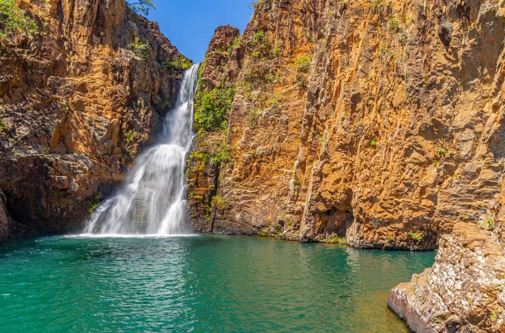 Cachoeira da Caverna, no complexo de Cachoeiras dos Macaquinhos