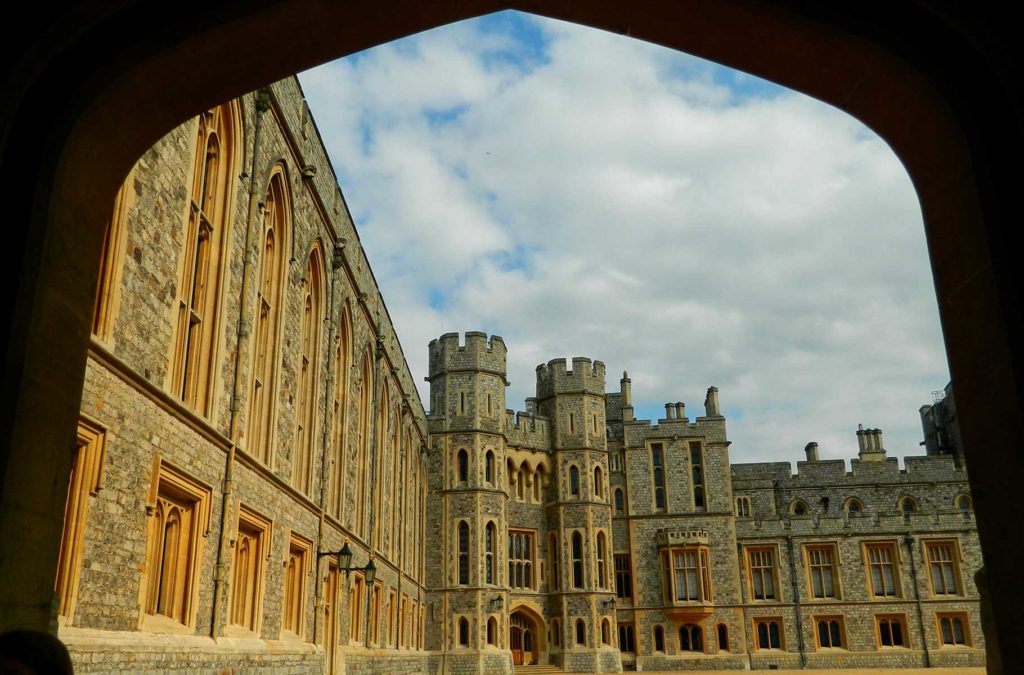 Pátio interno do Castelo de Windsor