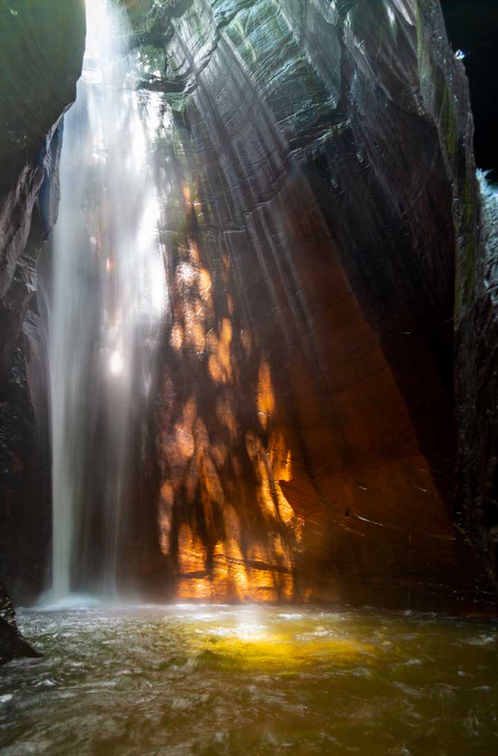 Cachoeira do Santuário, no Complexo Pedra Caída, em Carolina (MA)