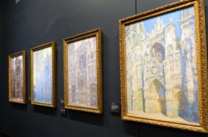 Quadros Catedral de Rouen, de Claude Monet