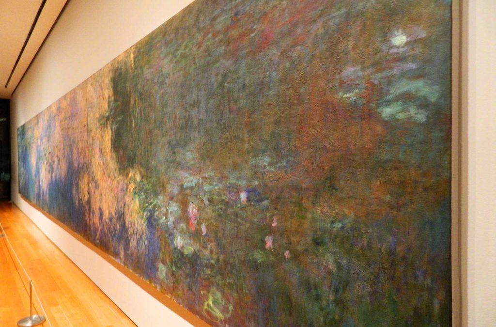 Quadro Water Lilies, de Monet, exibido no Museu de Arte Moderna de Nova York