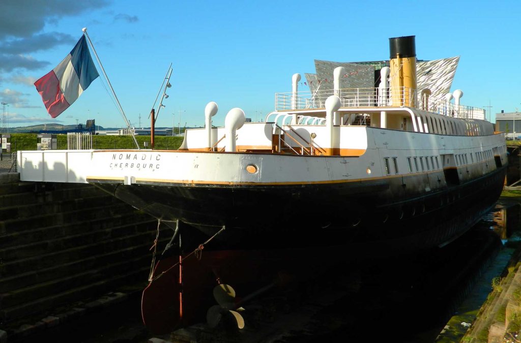 Navio SS Nomadic, em Belfast (Reino Unido)