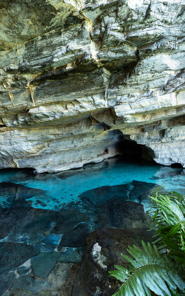 Gruta da Pratinha, na Chapada Diamantina. Foto: Ticiana Giehl/Escolha Viajar