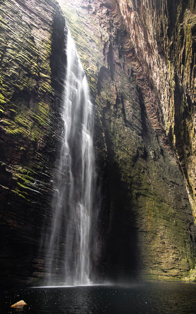 Cachoeira da Fumacinha, na Chapada Diamantina. Foto: Ticiana Giehl/Escolha Viajar