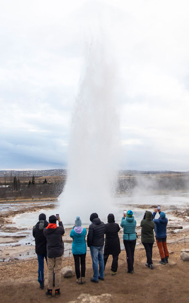 Campo geotérmico de Geysir, na Islândia. Foto: Ticiana Giehl/Escolha Viajar
